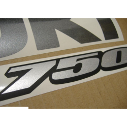 Suzuki GSX-R 750 2008 - BLACK VERSION DECALS SET