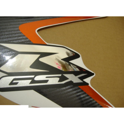 Suzuki GSX-R 750 2008 - BLACK/ORANGE VERSION DECALS SET