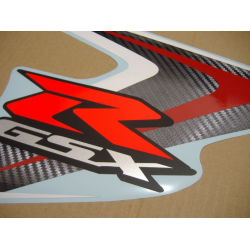 Suzuki GSX-R 750 2008 - WHITE/BLUE VERSION DECALS SET