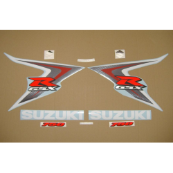 Suzuki GSX-R 750 2008 - WHITE/BLUE VERSION DECALS SET
