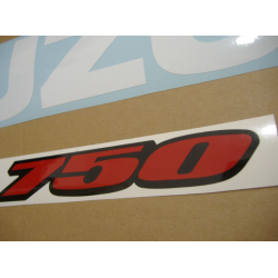 Suzuki GSX-R 750 2009 - WHITE/BLUE VERSION DECALS SET