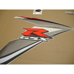 Suzuki GSX-R 750 2009 - WHITE/BLUE VERSION DECALS SET