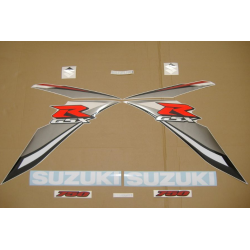 Suzuki GSX-R 750 2009 - WHITE/BLUE VERSION DECALS SET