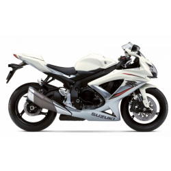 Suzuki GSX-R 750 2009 - WHITE/SILVER VERSION DECALS SET