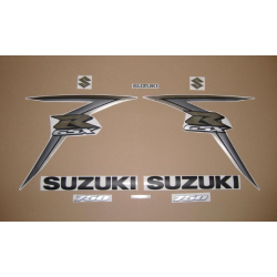 Suzuki GSX-R 750 2010 - BROWN VERSION DECALS SET