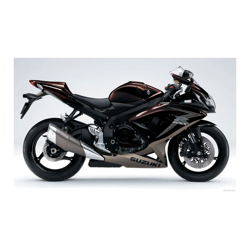 Suzuki GSX-R 750 2010 - BROWN VERSION DECALS SET