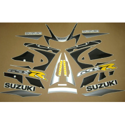 Suzuki GSX-R 1000 2001 - SILVER/BLACK VERSION DECALS SET