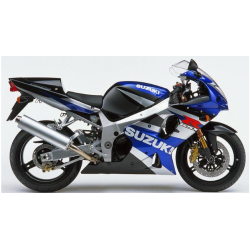 Suzuki GSX-R 1000 2002 - BLUE/BLACK/SILVER VERSION DECALS SET