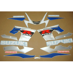 Suzuki GSX-R 1000 2002 - WHITE/BLUE VERSION DECALS SET
