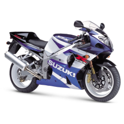 Suzuki GSX-R 1000 2002 - WHITE/BLUE VERSION DECALS SET