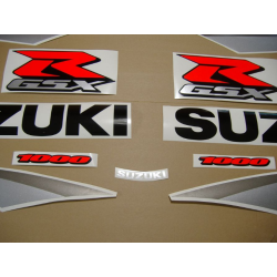 Suzuki GSX-R 1000 2005 - YELLOW/BLACK VERSION DECALS SET
