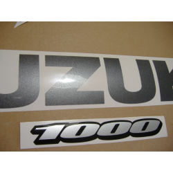 Suzuki GSX-R 1000 2008 - BLACK/GOLD VERSION DECALS SET