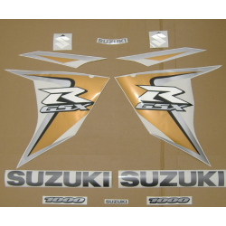 Suzuki GSX-R 1000 2008 - BLACK/GOLD VERSION DECALS SET