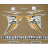 Suzuki GSX-R 1000 2008 - BLACK/GOLD VERSION DECALS SET