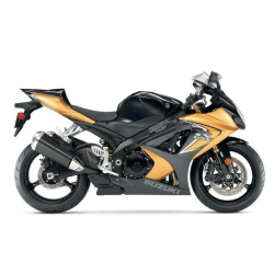 Suzuki GSX-R 1000 2008 - BLACK/GOLD VERSION DECALS SET