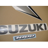 Suzuki GSX-R 1000 2008 - WHITE VERSION DECALS SET