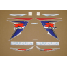 Suzuki GSX-R 1000 2008 - WHITE/BLUE VERSION DECALS SET