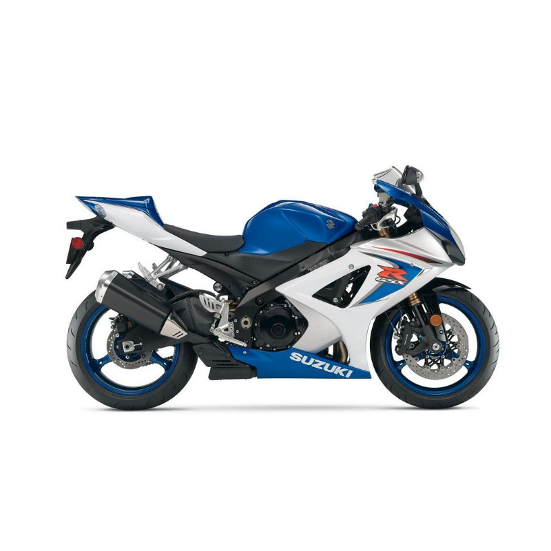 Suzuki GSX-R 1000 2008 - WHITE/BLUE VERSION DECALS SET