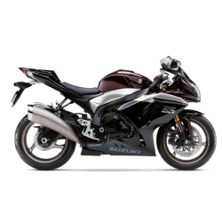 Suzuki GSX-R 1000 2009 - BURGUNDY/BLACK VERSION DECALS SET