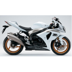 Suzuki GSX-R 1000 2009 - WHITE VERSION DECALS SET