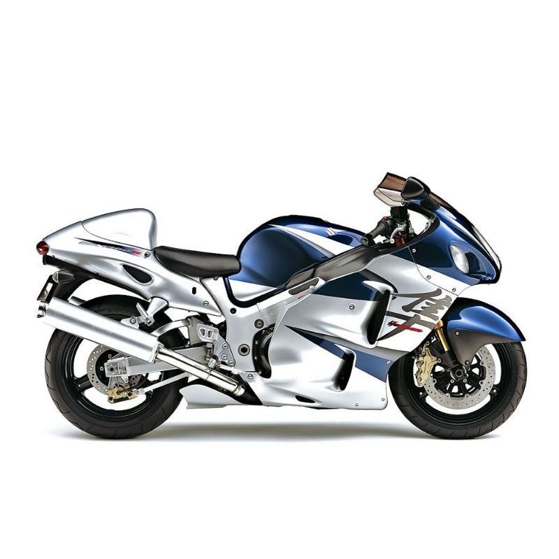 SUZUKI HAYABUSA 2005 - DARK BLUE/SILVER VERSION DECALS