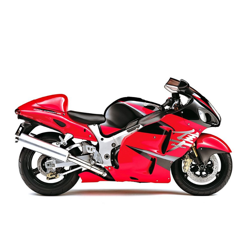 SUZUKI HAYABUSA 2005 - RED/BLACK VERSION DECALS