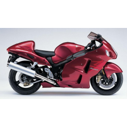 SUZUKI HAYABUSA 2007 - RED VERSION DECALS