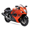 SUZUKI HAYABUSA 2008 - DARK BLUE VERSION DECALS