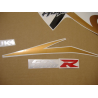 SUZUKI HAYABUSA 2008 - DARK BLUE VERSION DECALS