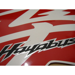 SUZUKI HAYABUSA 2010 - BLACK/RED VERSION DECALS