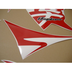 SUZUKI HAYABUSA 2010 - BLACK/RED VERSION DECALS