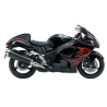 SUZUKI HAYABUSA 2010 - BLACK/RED VERSION DECALS
