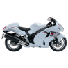 SUZUKI HAYABUSA 2008 - DARK BLUE VERSION DECALS