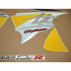 SUZUKI HAYABUSA 2012 - WHITE VERSION DECALS