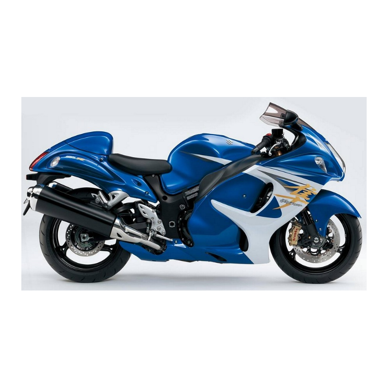 SUZUKI HAYABUSA 2008 - DARK BLUE VERSION DECALS