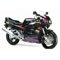 SUZUKI HAYABUSA 2008 - DARK BLUE VERSION DECALS