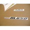 SUZUKI HAYABUSA 2008 - DARK BLUE VERSION DECALS