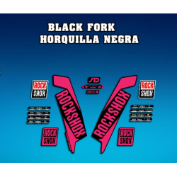 ROCKSHOX SID BRAIN 2018 BLACK FORK DECALS KIT