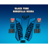 ROCKSHOX SID BRAIN 2018 BLACK FORK DECALS KIT