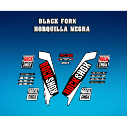ROCKSHOX SID BRAIN 2018 BLACK FORK DECALS KIT
