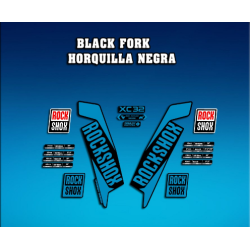 ROCKSHOX SID BRAIN 2018 BLACK FORK DECALS KIT