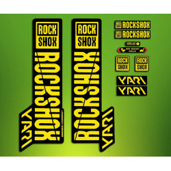 ROCKSHOX SID BRAIN 2018 BLACK FORK DECALS KIT