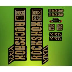 ROCKSHOX SID BRAIN 2018 BLACK FORK DECALS KIT