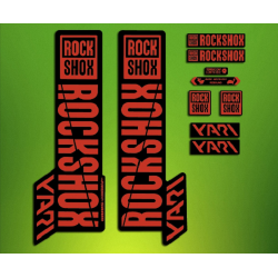 ROCKSHOX SID BRAIN 2018 BLACK FORK DECALS KIT
