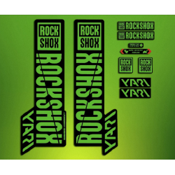 ROCKSHOX SID BRAIN 2018 BLACK FORK DECALS KIT