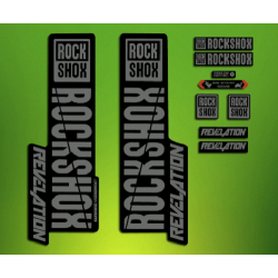 STICKERS FORK ROCK SHOX REVELATION 2018