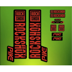 ROCKSHOX SID BRAIN 2018 BLACK FORK DECALS KIT
