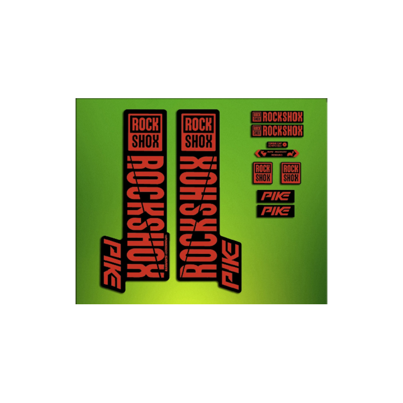 STICKERS FORK ROCK SHOX PIKE 2018