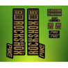 ROCKSHOX SID BRAIN 2018 BLACK FORK DECALS KIT