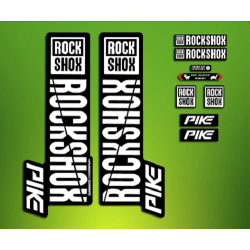 STICKERS FORK ROCK SHOX PIKE 2018
